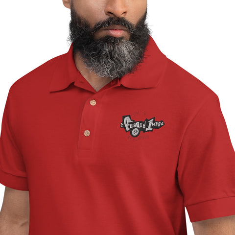 "I'M A FEARED ONES FRESHMAN" Embroidered Polo Shirt