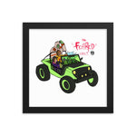 " THE FEARED ØNES" CREEP JEEP Framed poster