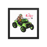 " THE FEARED ØNES" CREEP JEEP Framed poster