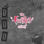 " THE FEARED ØNES" logo sticker