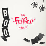 " THE FEARED ØNES" logo sticker