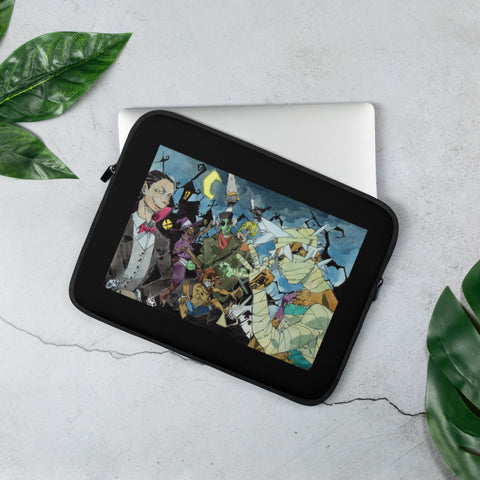 " THE FEARED ONES " Halloween Laptop Sleeve